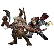 World of Warcraft Series 8 Gnome Rogue vs. Kobold Figures